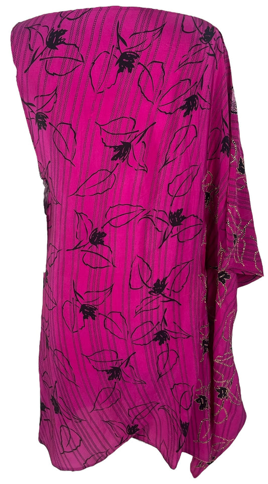 PRC6934 Avatar Pure Silk One Shoulder Dress - Velora