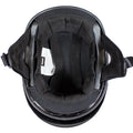 VOSS 707FRP Black Skull and Rose Half Helmet with Peak - Velora Luxury Fashion