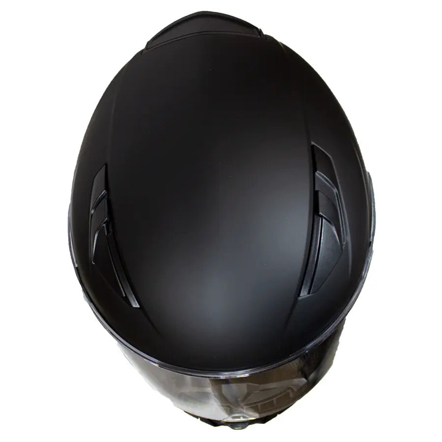 VOSS 988 MOTO-1 Matte Black Helmet Boutique of Leathers/Open Road