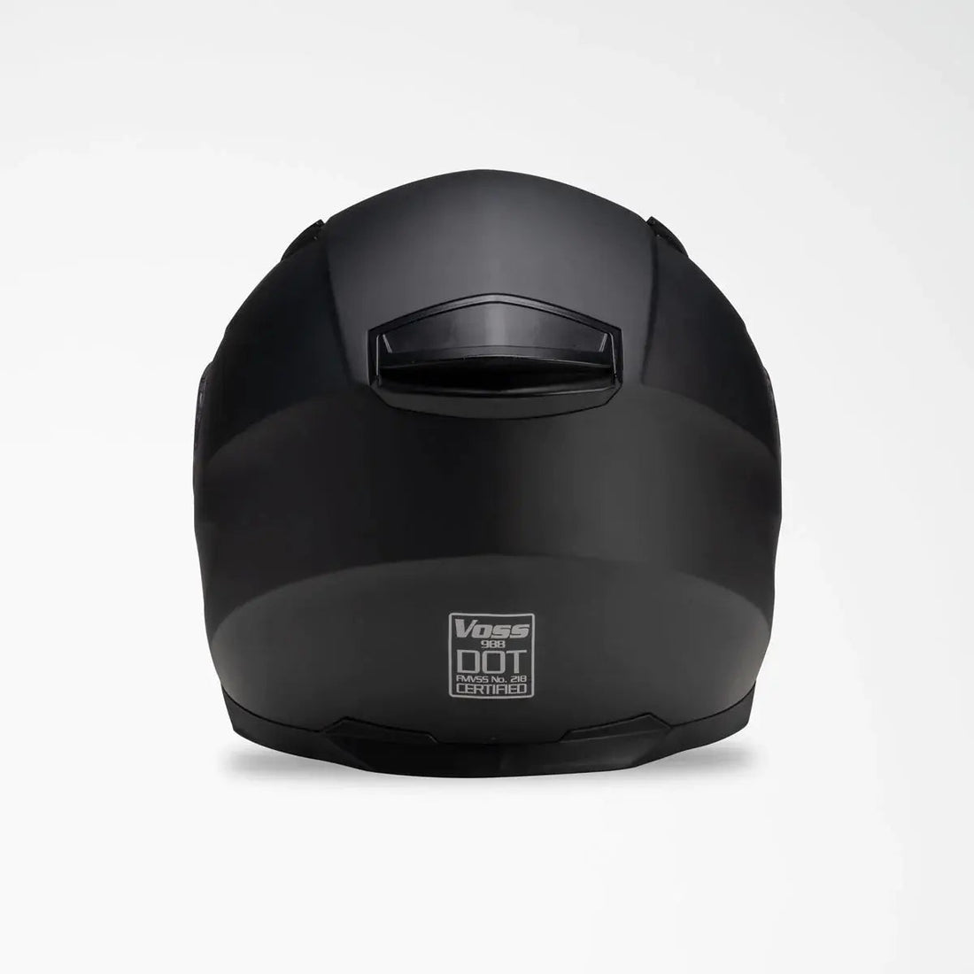 VOSS 988 MOTO-1 Matte Black Helmet - Velora Luxury Fashion