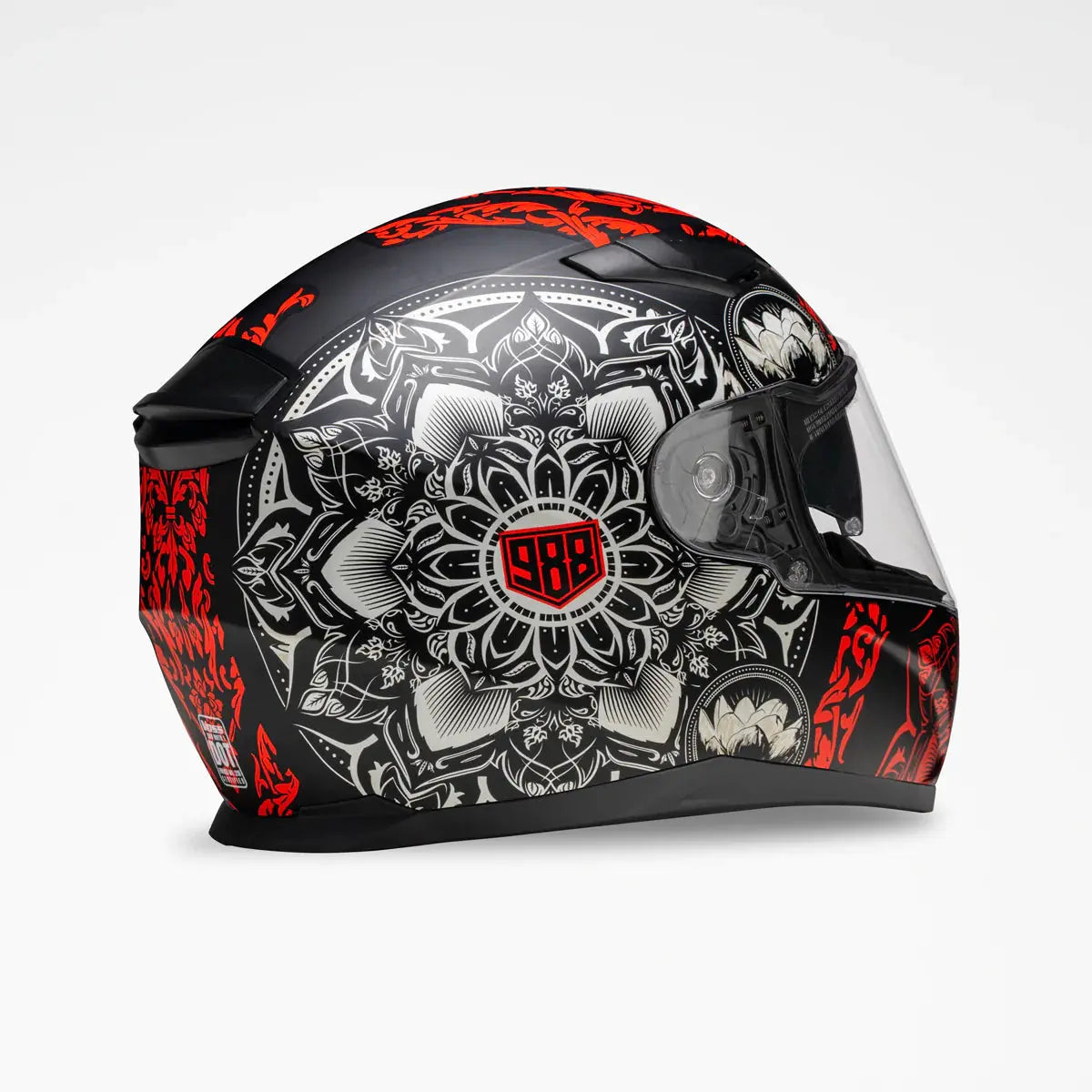VOSS 988 Moto-1 Mandala Helmet - Velora Luxury Fashion