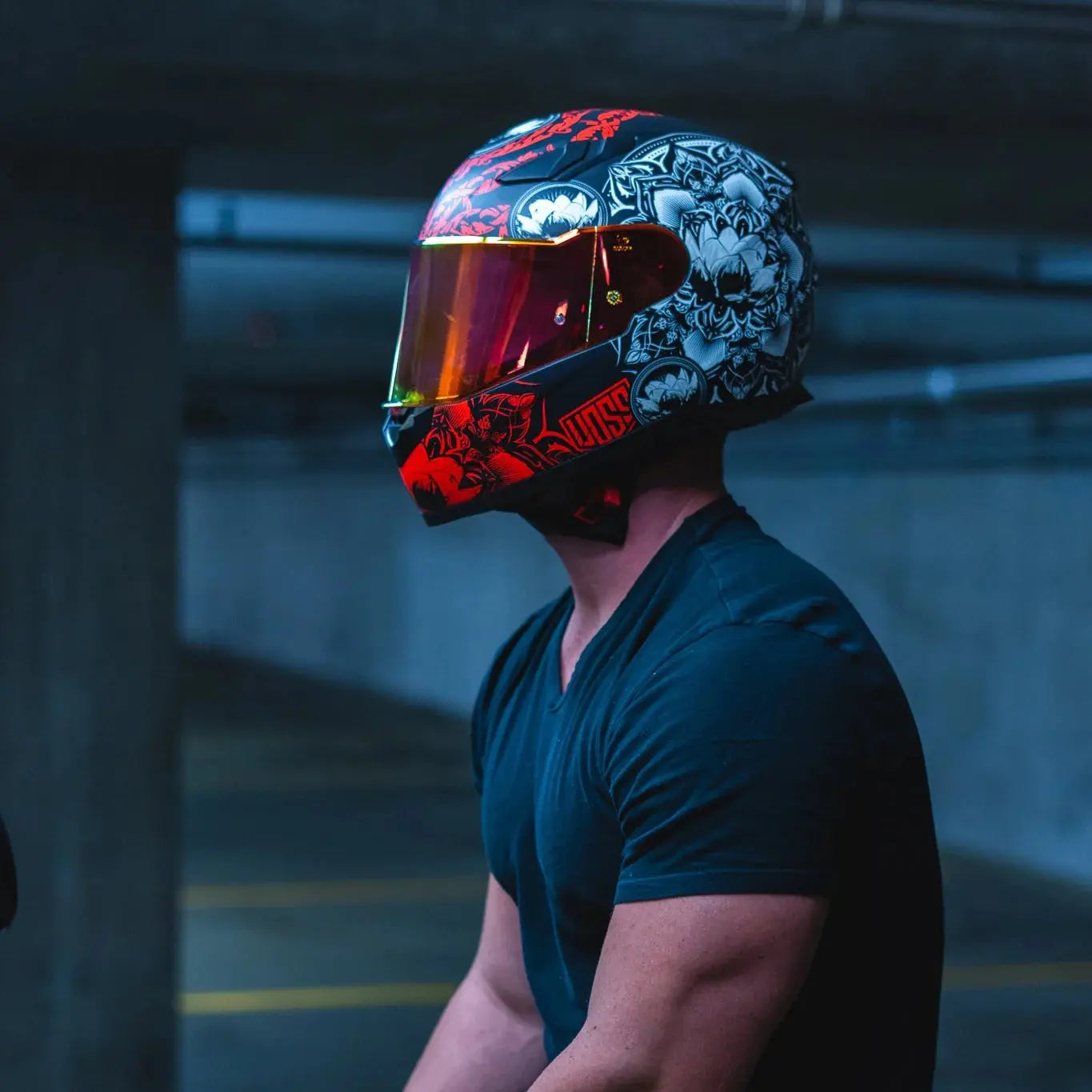VOSS 988 Moto-1 Mandala Helmet - Velora Luxury Fashion