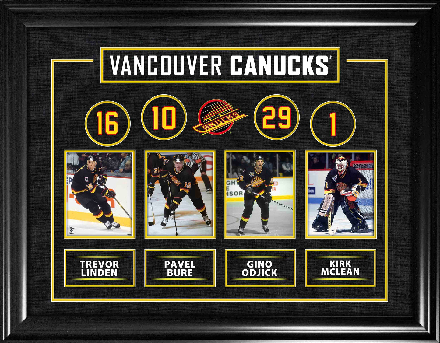 Vancouver Canucks Alumni Player Best of the Best Framed Collage - Velora Luxury Fashion