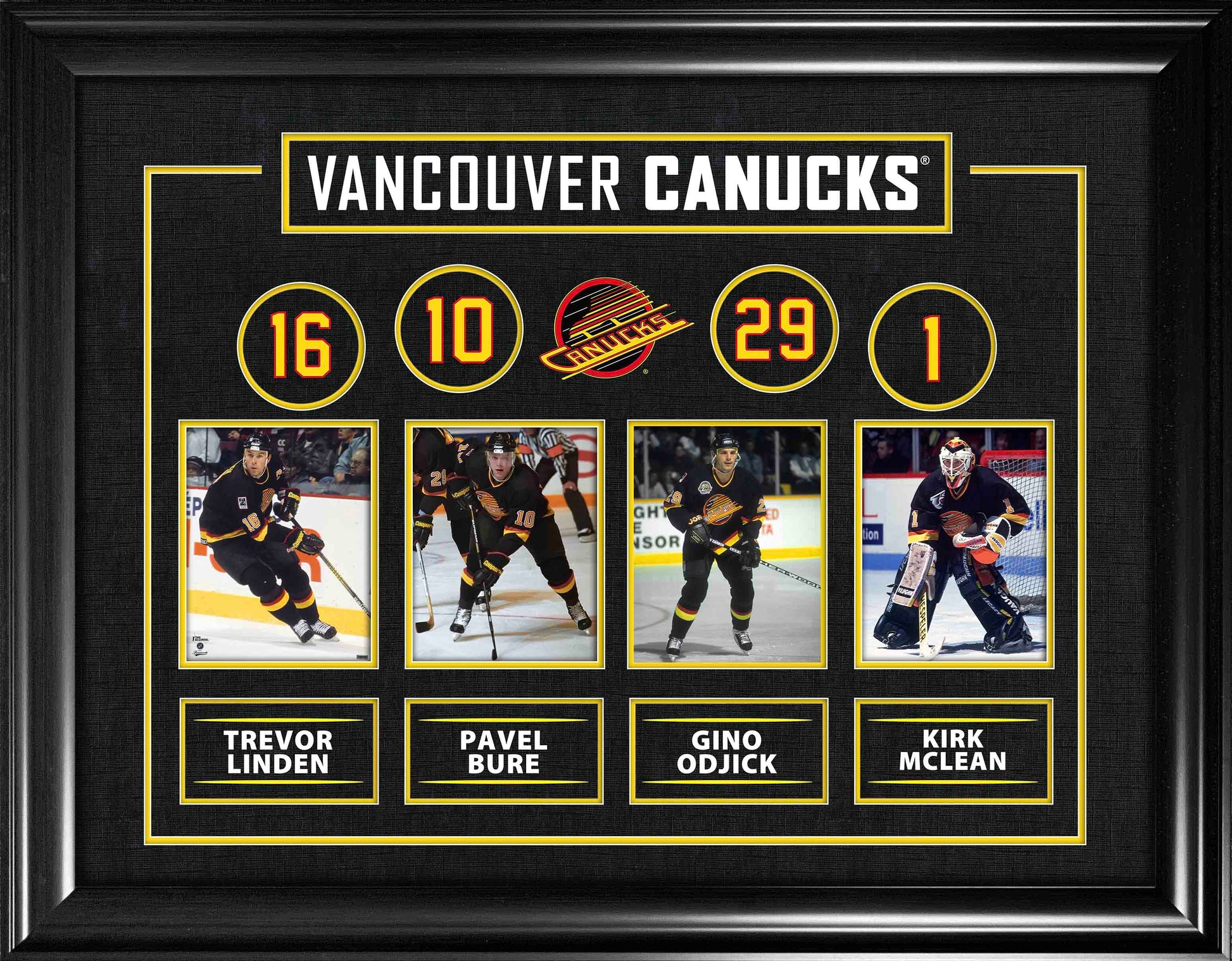 Vancouver Canucks Alumni Player Best of the Best Framed Collage - Velora Luxury Fashion