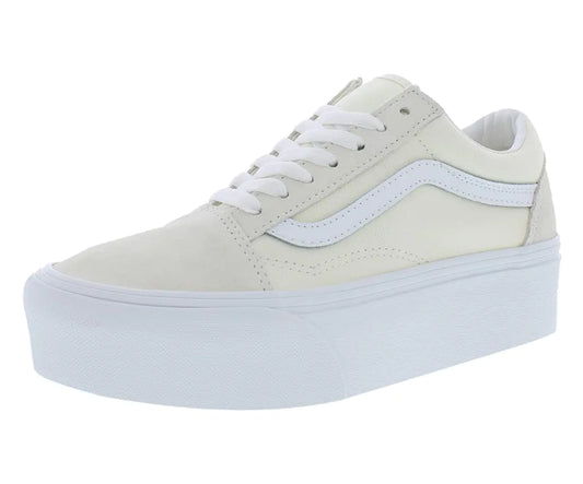 Vans Old Skool Stackform Unisex Shoes Size 6.5 Color: Marshmallow - Velora Luxury Fashion