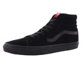 Vans Unisex Hi-Top Trainers Black Plain 46 EU Black Plain 10 - Velora Luxury Fashion