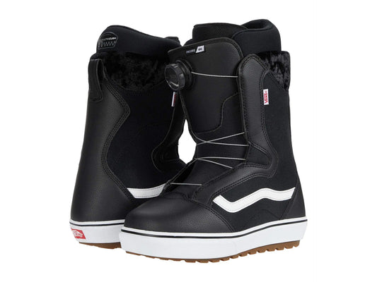 Vans Womens Encore OG Snowboard Boots (Black/White 6) - Velora Luxury Fashion