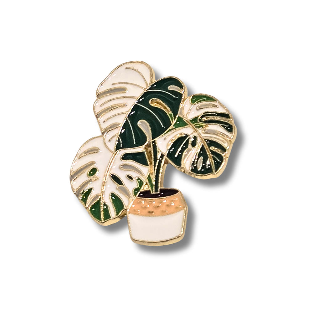 Variegated Monstera Plant | Collectible Pin - Velora