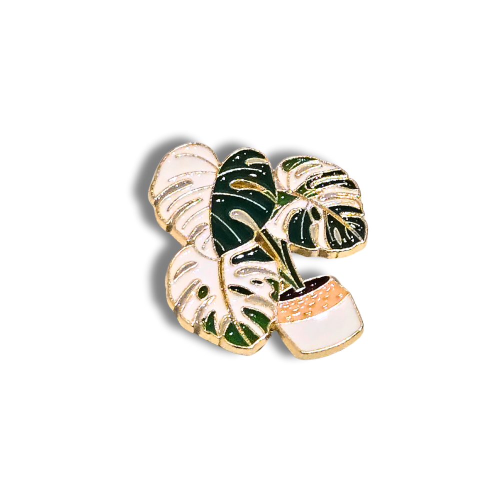 Variegated Monstera Plant | Collectible Pin - Velora