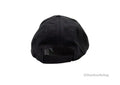 Versace Black Cotton Embroidered Logo Adjustable Baseball Hat - Velora Luxury Fashion