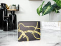 Versace Black Leather Gold Medusa Chain Logo Bifold Wallet - Velora Luxury Fashion