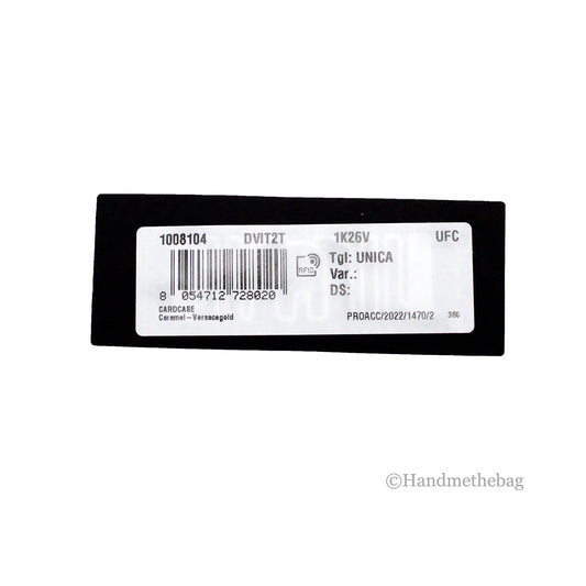 Versace Caramel Leather Multi-Card Key Wallet - Velora Luxury Fashion