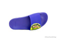 Versace Gomma St. Medusa Smile Lapis Lazuli Lime Pool Slides - Velora Luxury Fashion