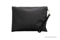 Versace Large Black Nylon Medusa Convertible Pouch Clutch - Velora Luxury Fashion