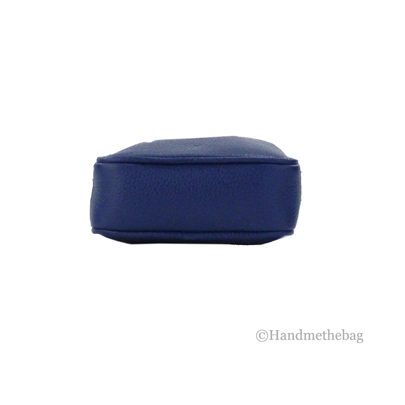 Versace Mini Navy Leather Medusa Pendant Crossbody - Velora Luxury Fashion