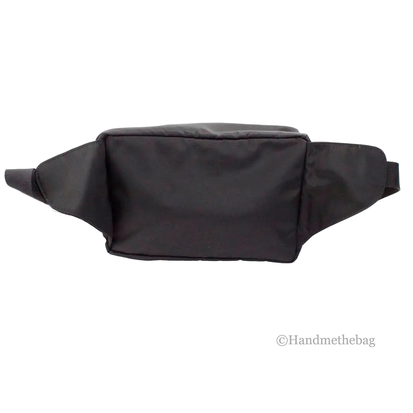 Versace Small Black Nylon Matte Medusa Belt Bag - Velora Luxury Fashion