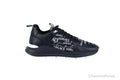 Versace Smooth Leather Logo Fabric Medusa Accent Sneakers - Velora Luxury Fashion