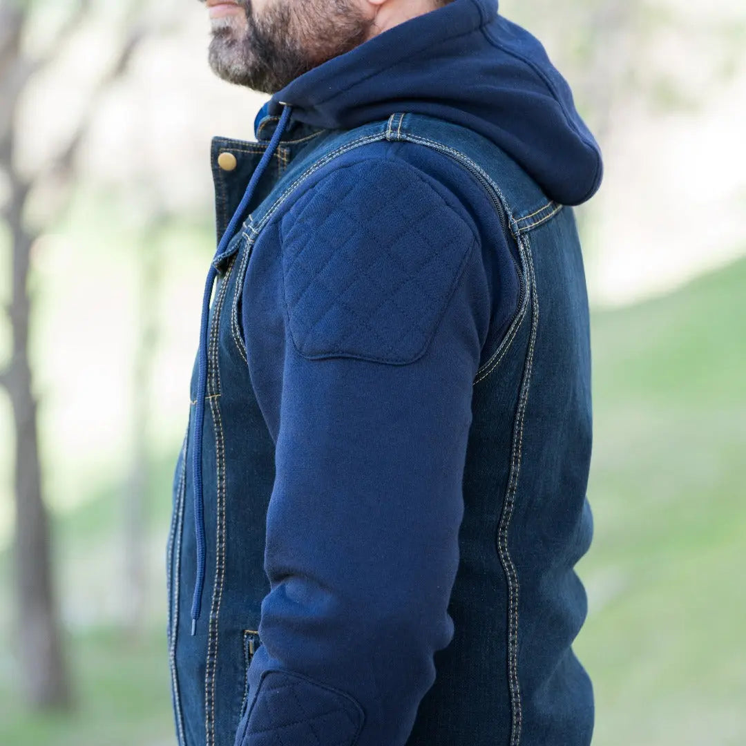 Versatile Denim Vest with Hoodie - Velora Luxury Fashion