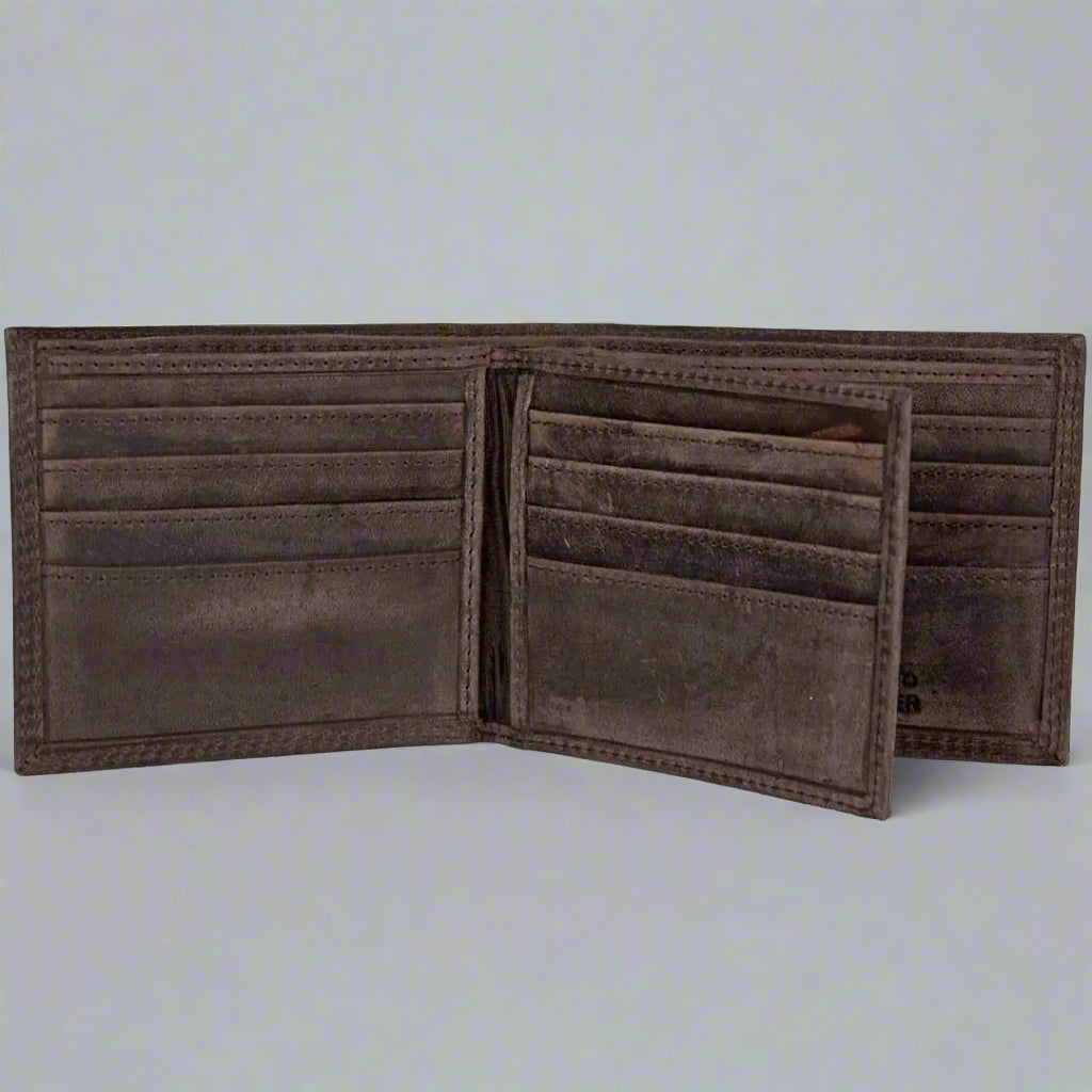 Viceroy Men's Bike Embossed Leather Wallet - Velora Luxury Fashion