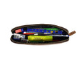 Vintage Leather Pencil Case - Stationery Pouch - Velora Luxury Fashion