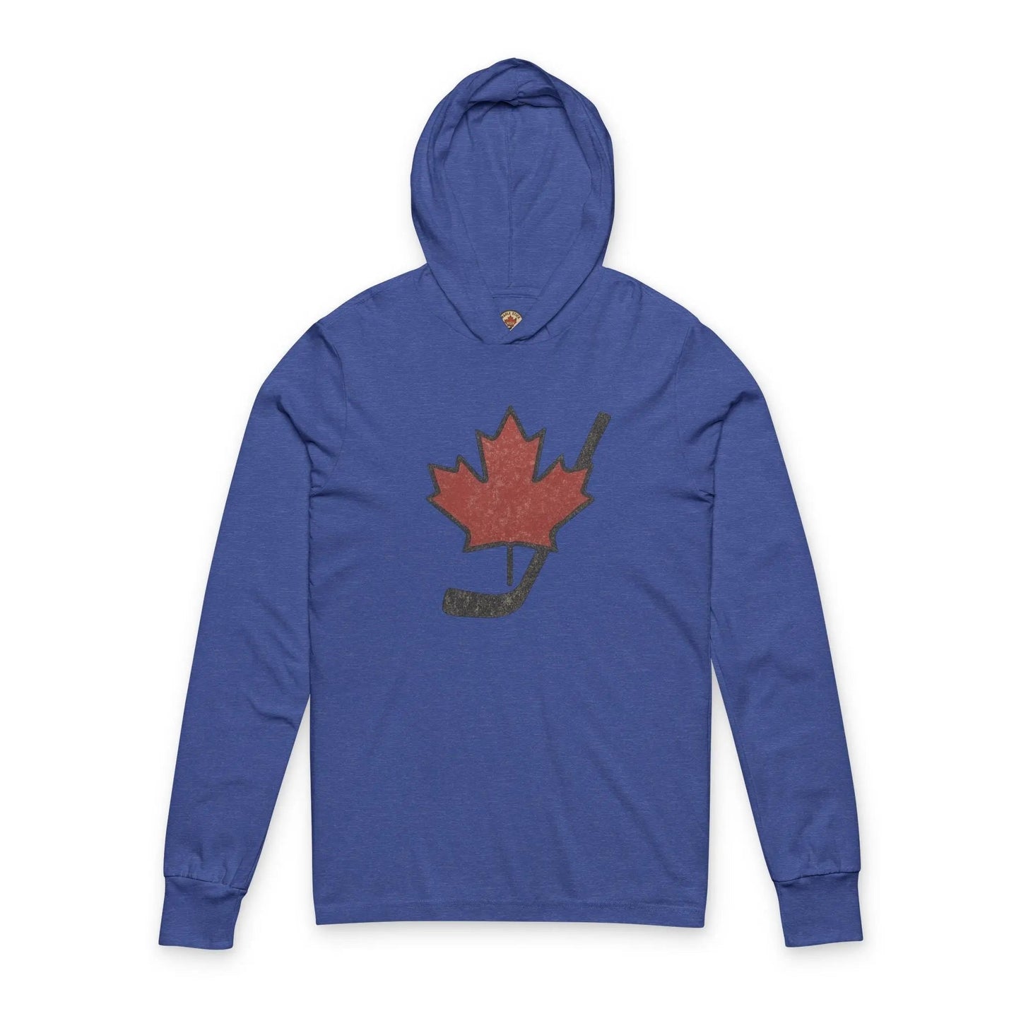 Vintage Maple Leaf Hockey Stick Hoodie - Canadian Hockey Pride - Maple Stick Hockey Co. - True Fan - Velora Luxury Fashion