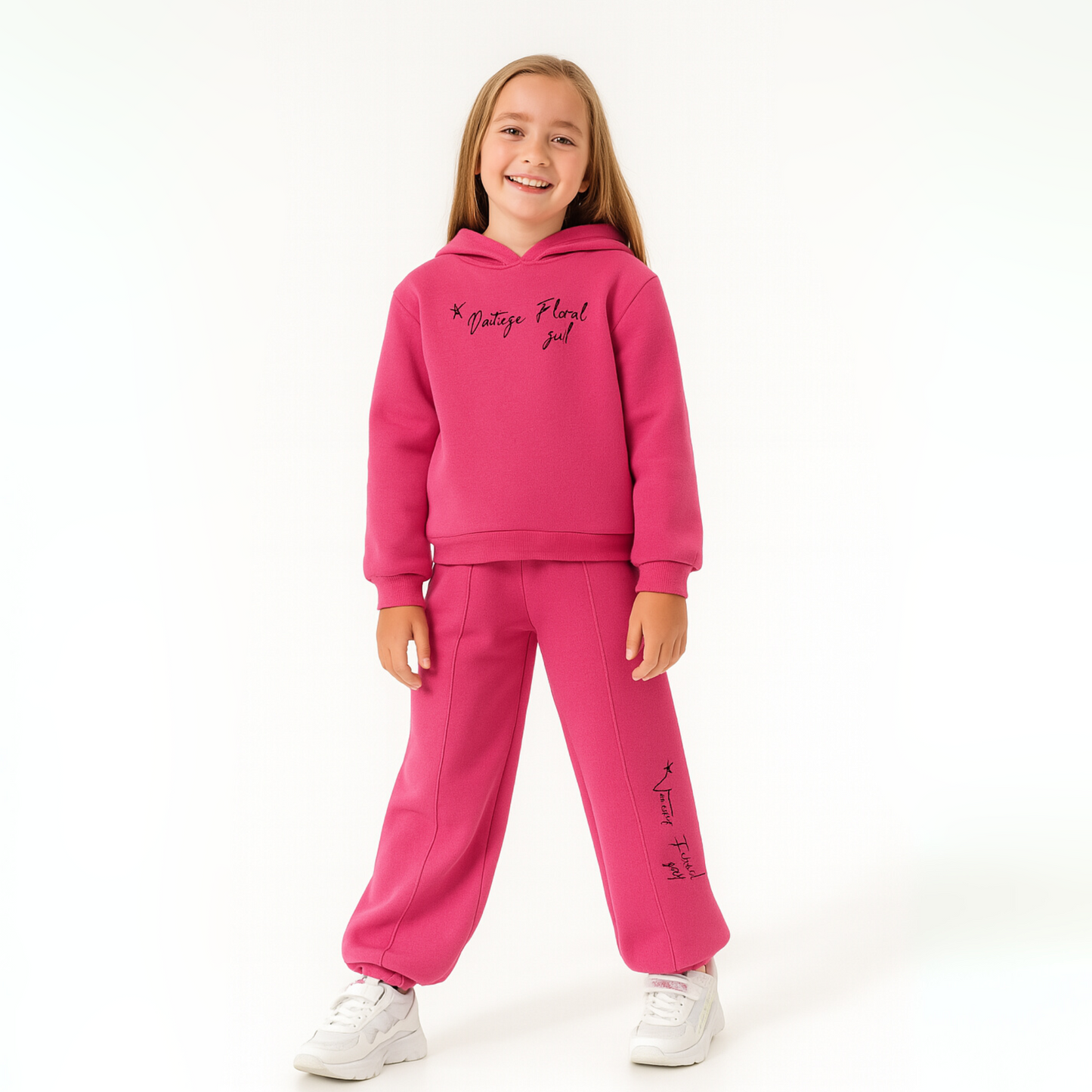 Vintage Vibes Girls Casual Set - Velora Luxury Fashion