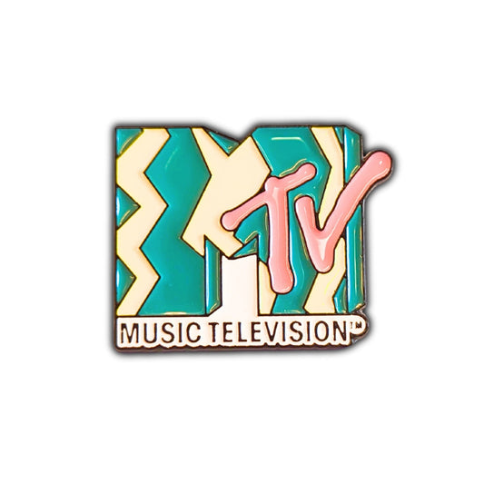 Vintage 80s MTV Logo | Collectible Pin - Velora