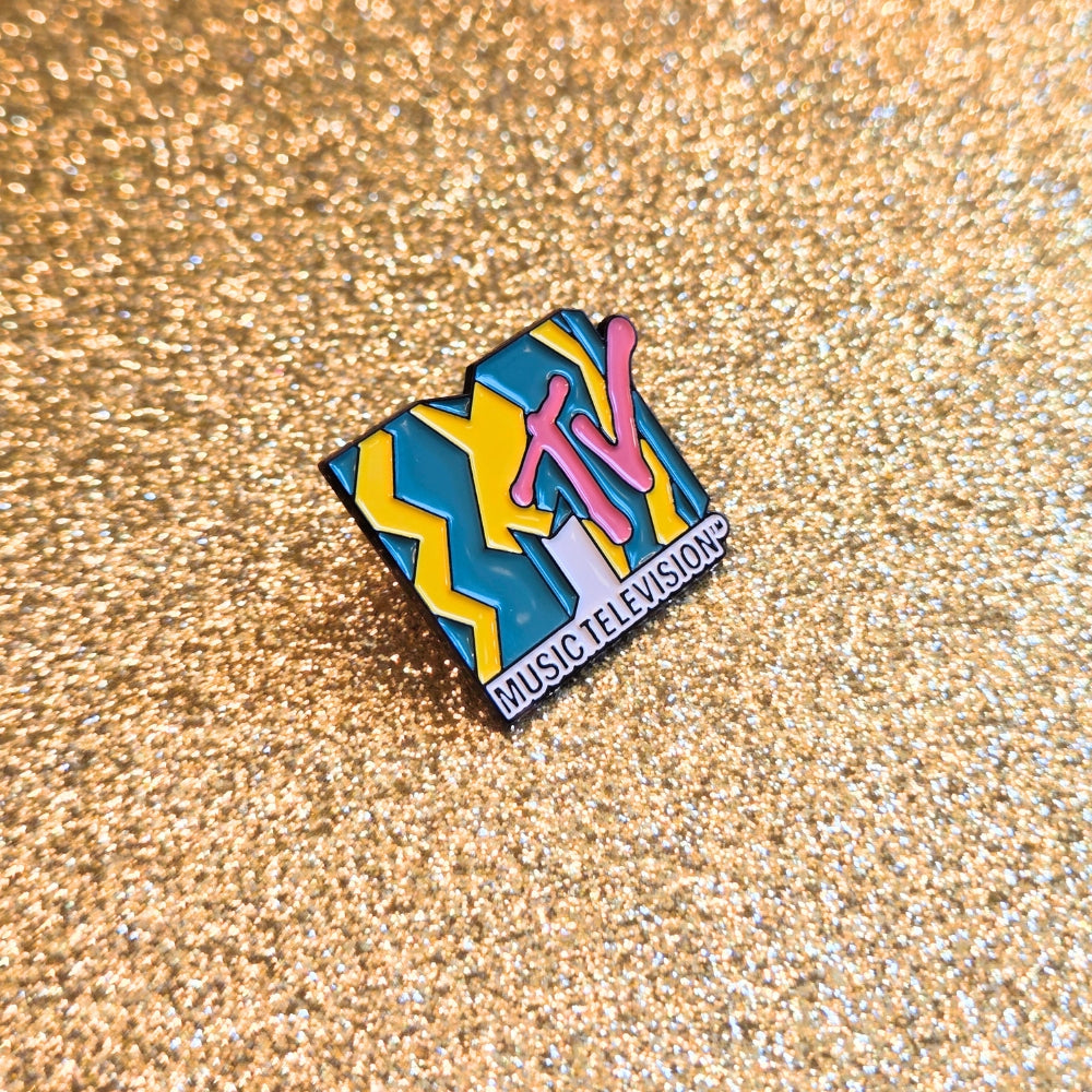 Vintage 80s MTV Logo | Collectible Pin - Velora