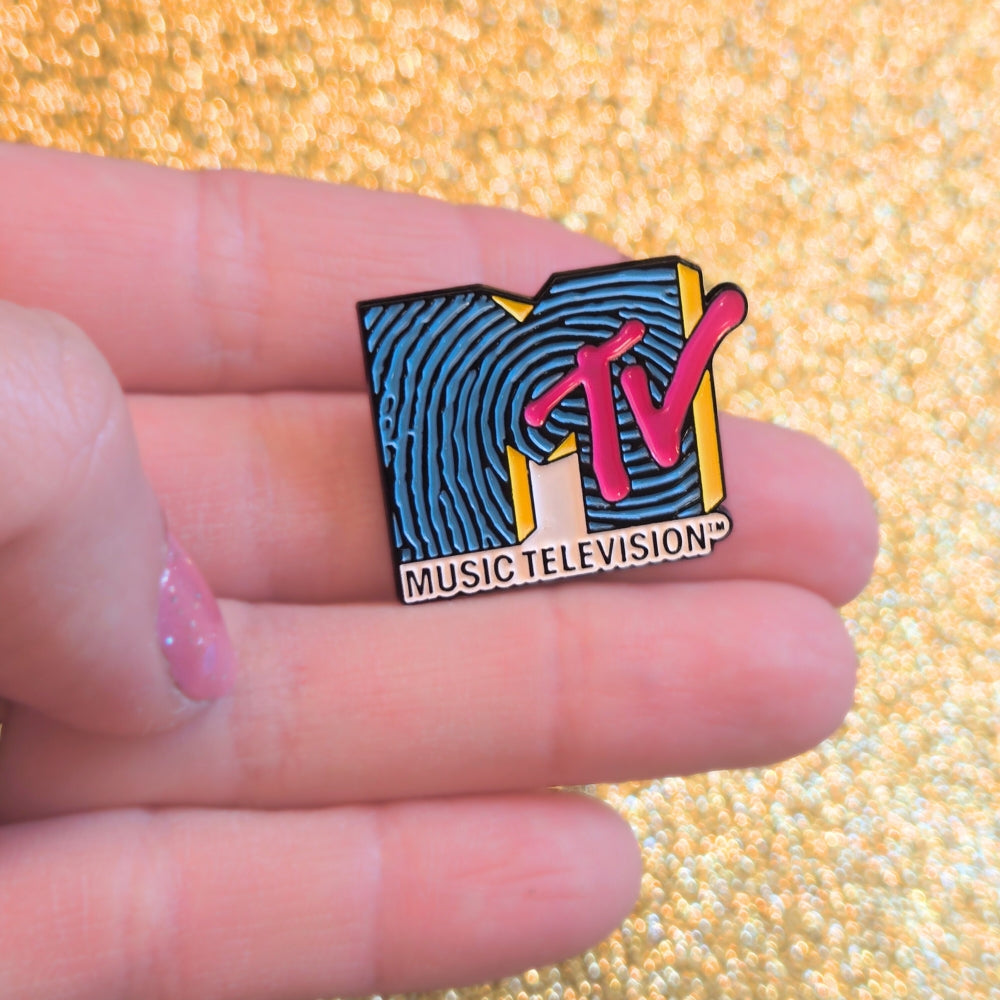 Vintage 90s MTV Logo | Collectible Pin - Velora