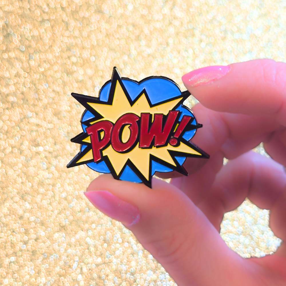 Vintage Comic Book POW! | Collectible Pin - Velora