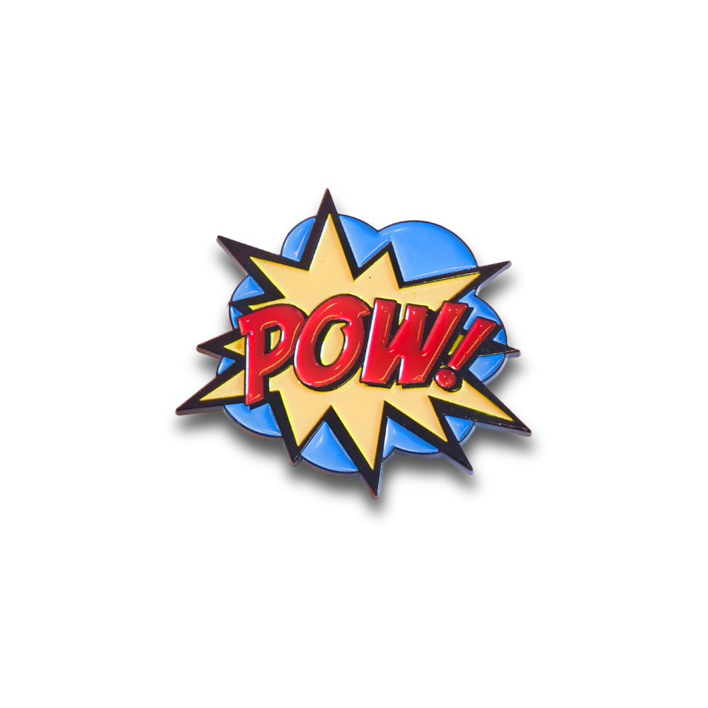 Vintage Comic Book POW! | Collectible Pin - Velora