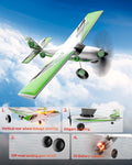 VolantexRC Trainstar 500mm Brushless RC Plane 2S/3S Power RTF – Green/Orange - Velora Luxury Fashion
