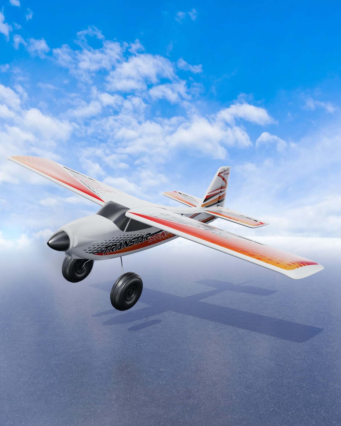 VolantexRC Trainstar 500mm Brushless RC Plane 2S/3S Power RTF – Green/Orange - Velora Luxury Fashion