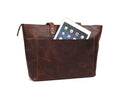 Voyager Leather Tote - Velora Luxury Fashion