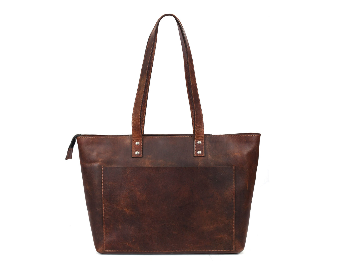 Voyager Leather Tote - Velora Luxury Fashion