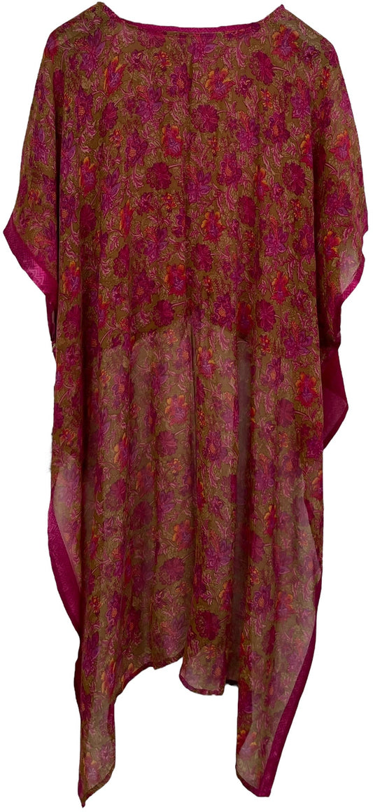 PRG71250 Sheer Avatar Pure Silk Hi Lo Top - Velora