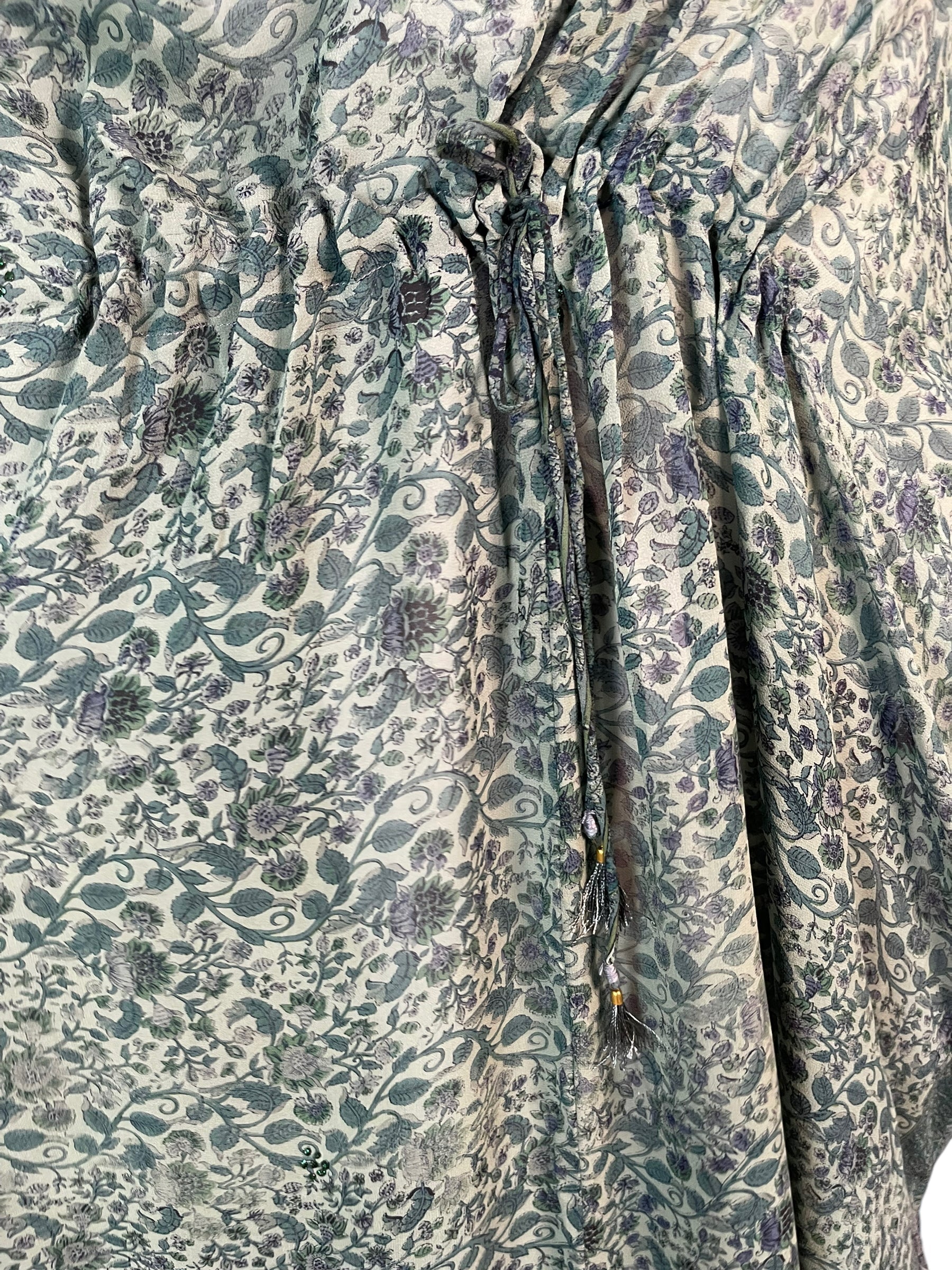 PRG6377 Sheer Avatar Pure Silk Maxi Kaftan - Velora