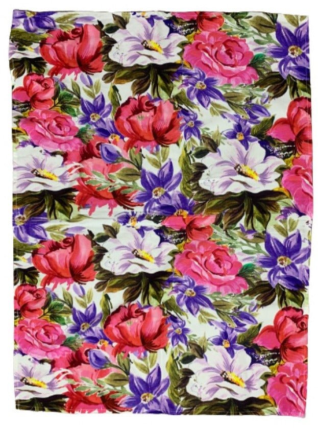 Water Floral Sure Grip Kitchen Towel - Velora Luxury Fashion