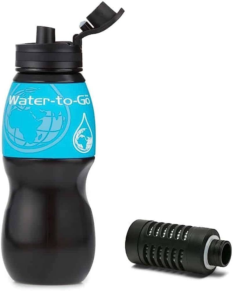 WatertoGo 75cL Water Purification Filter Bottle Removes Contaminants by 99.9% - Velora Luxury Fashion