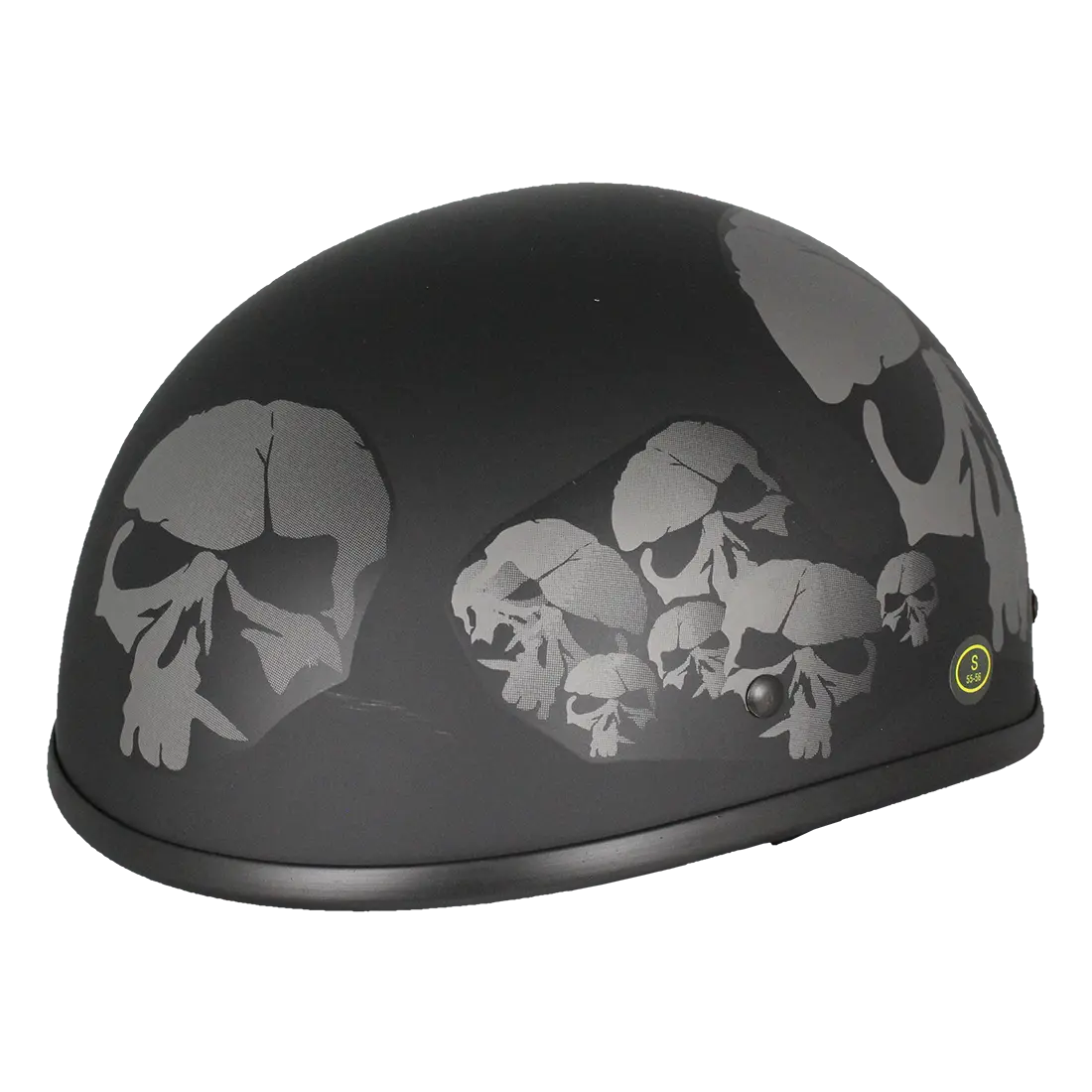 West Coast Leather Beanie Skull Motorcycle Half Helmet - Velora Luxury Fashion