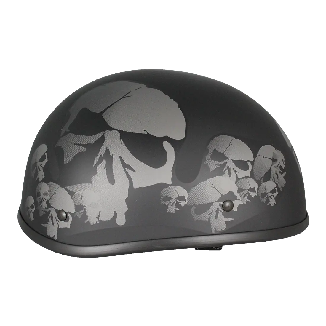 West Coast Leather Beanie Skull Motorcycle Half Helmet - Velora Luxury Fashion