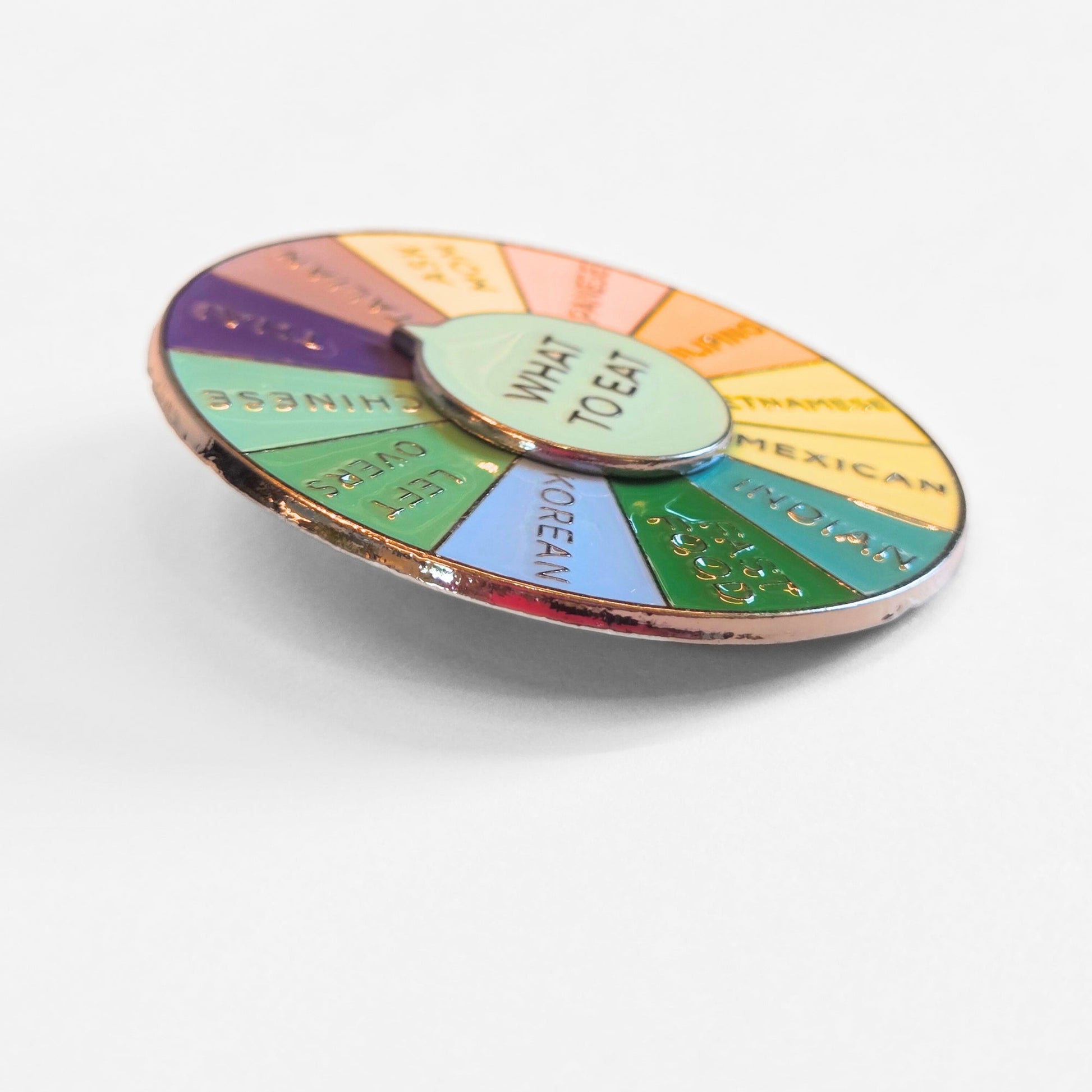 What To Eat (Decision-Making Wheel) | Collectible Pin - Velora