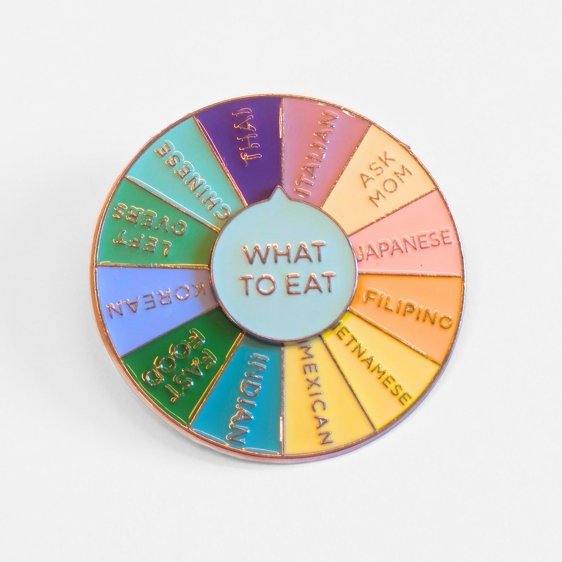 What To Eat (Decision-Making Wheel) | Collectible Pin - Velora