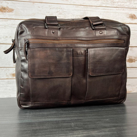 BOL Brown Commuter Laptop Bag Boutique of Leathers/Open Road