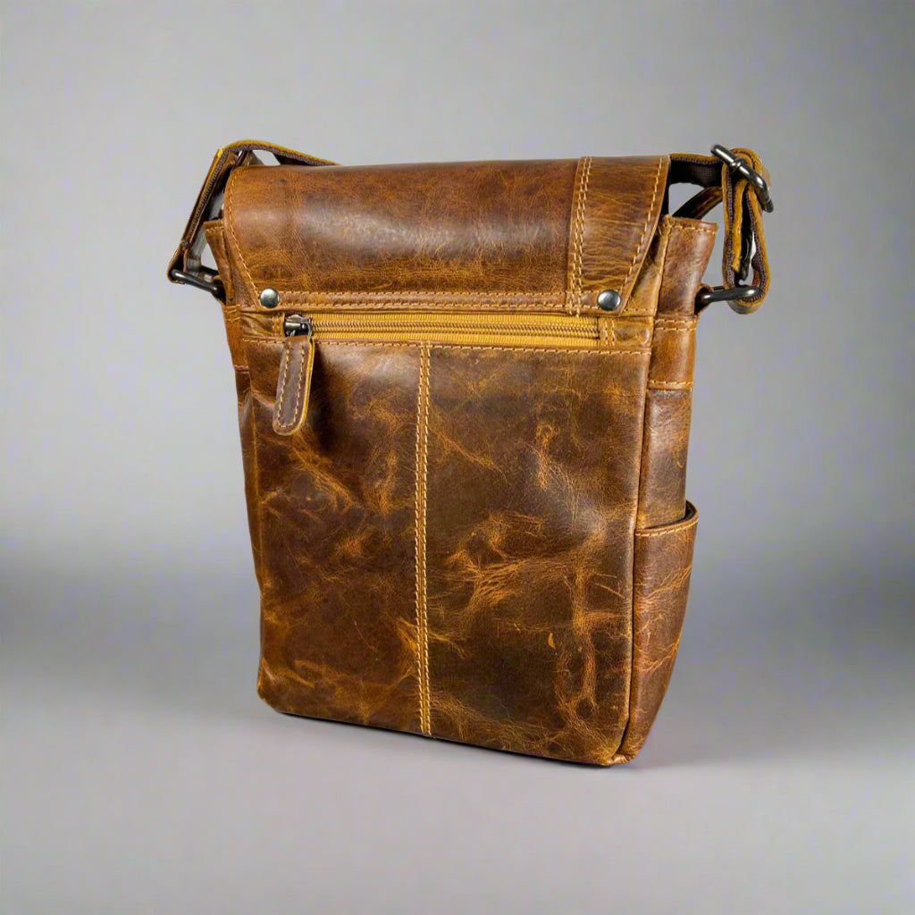 Greenwood Leather Henry Mini-Messenger Bag Boutique of Leathers/Open Road