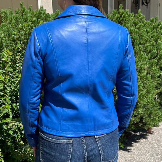 Women's Lamb Leather Blazer Jacket Boutique of Leathers/Open Road