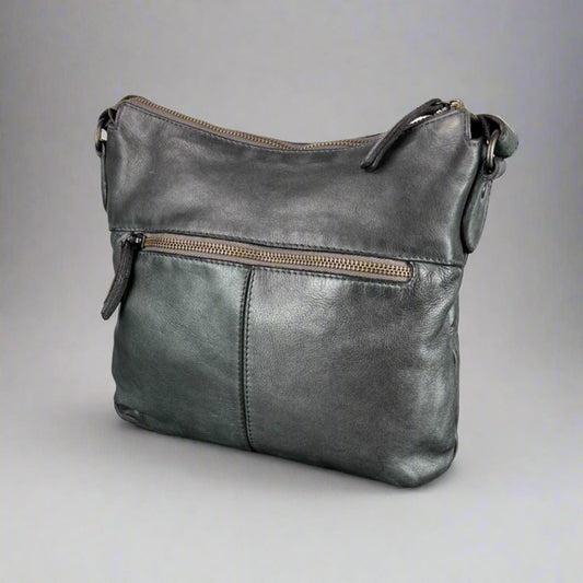 MET Crossbody Bag with Aztec Design Boutique of Leathers/Open Road