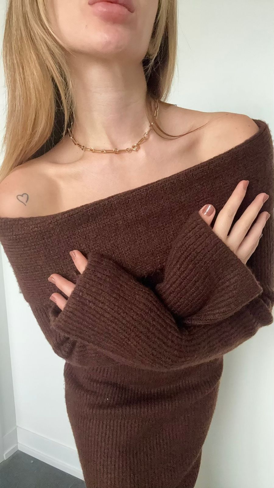 Cocoa Elegance Maxi Dress