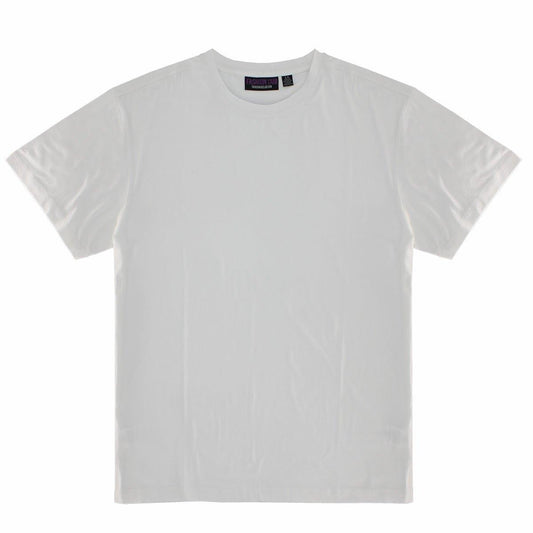 White Better Basics Ultra-Soft Crewneck Short Sleeve T-Shirt by Fashion Hub - Velora Luxury Fashion