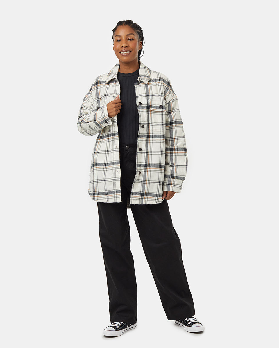 Kapok Flannel Insulated Jacket